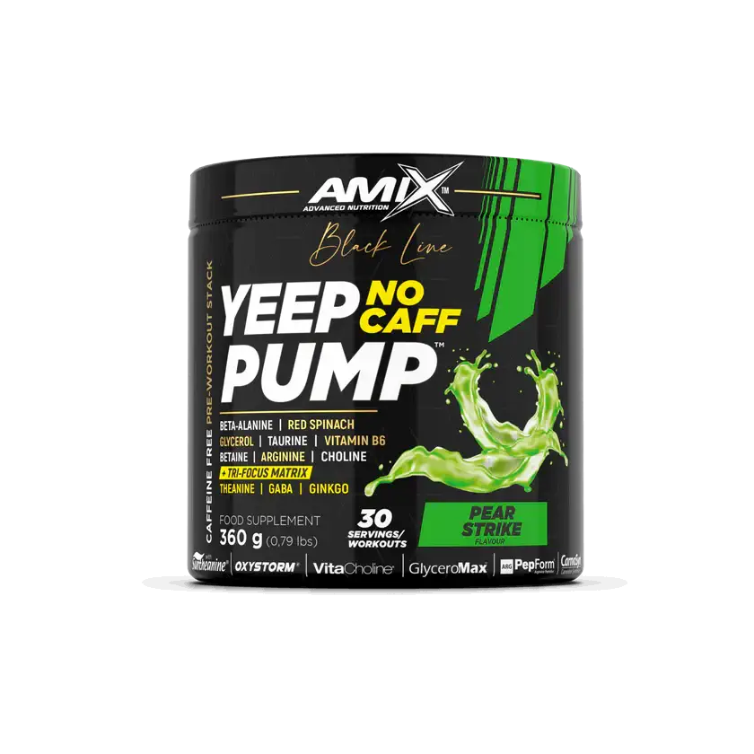 Yeep Pump Pré-entraînement sans caféine 360gr – Black Line